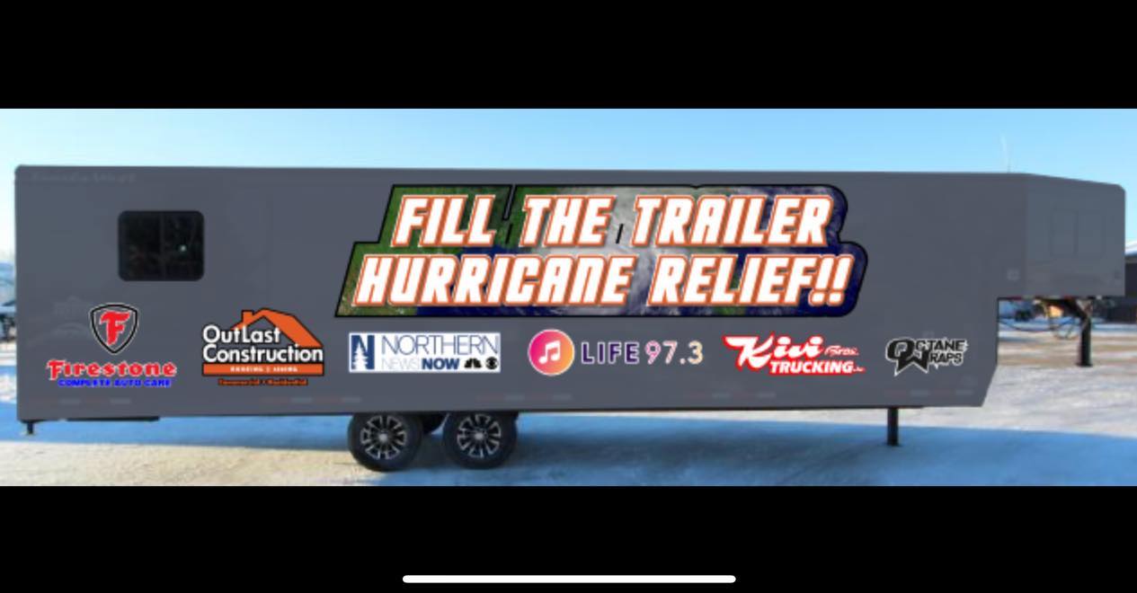 Fill the trailer Hurricane relief